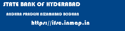 STATE BANK OF HYDERABAD  ANDHRA PRADESH NIZAMABAD BODHAN   ifsc code